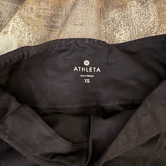 Athleta Black Sparkle Tights - Picture 2 of 4